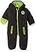 U.S. Polo Assn. Baby Boys' Sporty Bubble Pram, Polar Fleece Shell Black, 3-6 Months