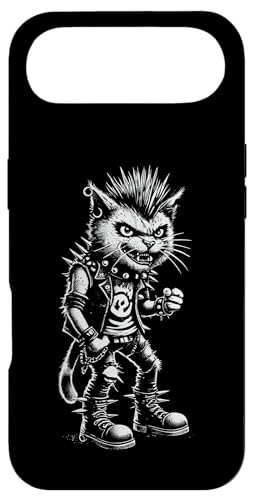 Funny Punk Rock Cat ���b�N�����[���L���b�g �X�}�z�P�[�X iPhone Air �p