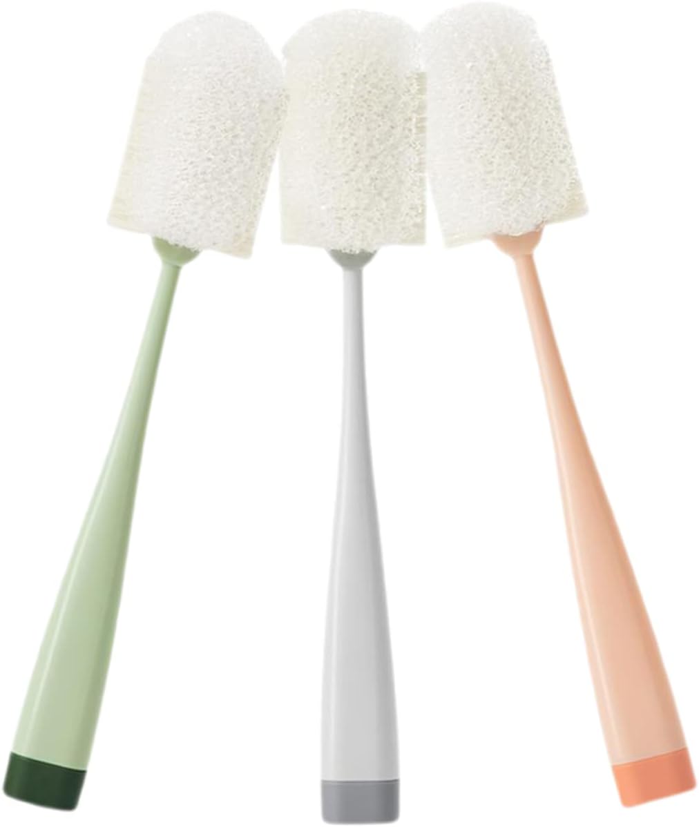 CALLARON 9pcs Handle Bottle Cleaning Brush Multi-use Cup Scrubber for Water Bottles and Mugs Easy to Clean Design