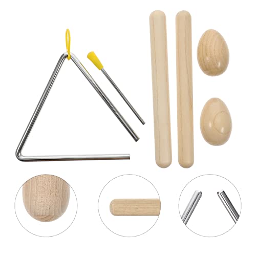 SUPVOX Conjunto De Instrumentos Musicais Infantis Kit De Instrumento De Percussão Manual Inclui Clav