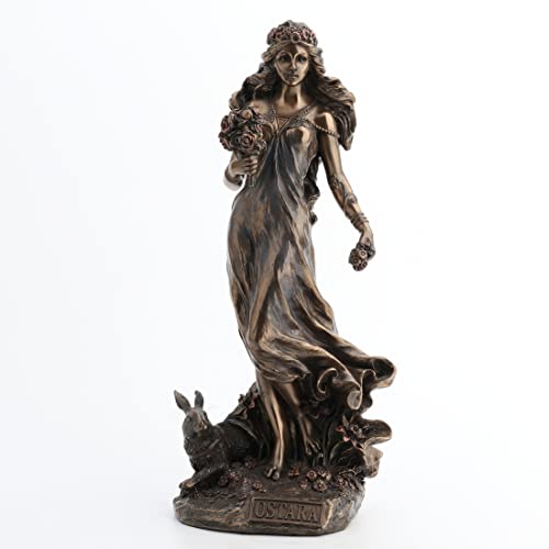 Estatua de Bronce Ostara 10.38 Pulgadas miniatura 1