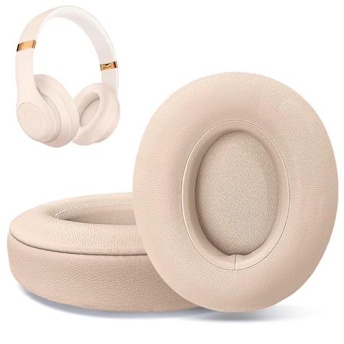 Replacement Ear Pads Cushions Compatible with Beats Studio 3.0/2.0, Almohadillas para Auriculares con Espuma de Memoria y Cuero Suave, Reemplazos Adaptativos para Beats Studio en color Porcelain Rose miniatura 1