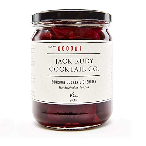 Jack Rudy Cocktail Co, Cherries Bourbon Barrel Aged, 16 Fl Oz