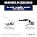 Lewmar® Venta Pontoon Anchor Winch Standard Kit with Fixed Bow Roller for Underdeck Anchoring, Plow Style Compatible, 12V Supply, 850w Motor, 92' 3-Strand Rope, 6' Setting Chain