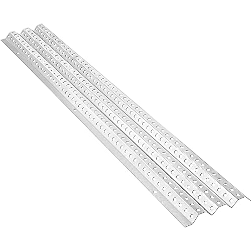 Vevor 18 Packs 54 Ft Mill Finish Aluminum Leaf Guards, Diy Length Cut For Roofs Of Wood, Mental, Shingle 5" X 3' Each Gutter Covers System, Silver #TOP7