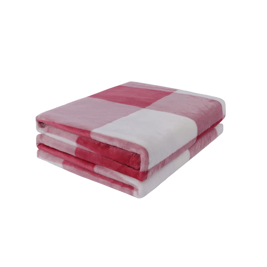 PiccoCasa Couverture polaire en flanelle pour animal domestique - Couverture de canapé-lit - Couverture pour chien ou chat de petite taille - 76,2 x 101,6 cm - Rose et blanc