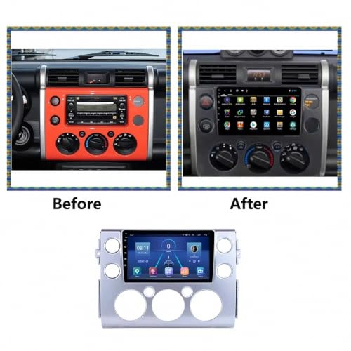 Radio de coche 2 DIN para Subaru Legacy 2003-2009 con Android Auto y FM 2