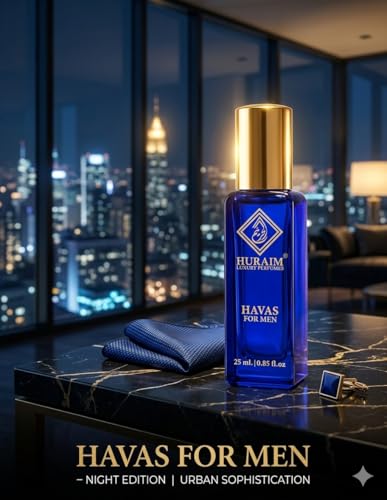 Image of HAVAS FOR MEN PERFUME 25 ml. | HURAIM Brand | An aromatic-aquatic fragrance, Heavy Projection. Long Lasting Fragrance.