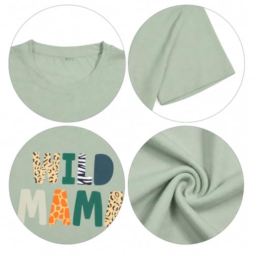 Image of Zoo Family Trips Matching Shirts Wild One Safari Animal Theme Outfit