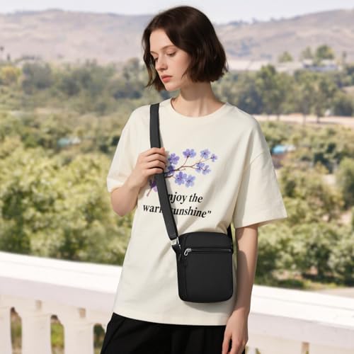 Crossbody Bag for Women, Small Shoulder Bag with Adjustable Shoulder Strap, Portable Cell Phone Purse for Shopping 6