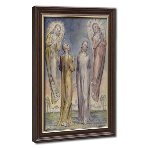 Andrew, Simon Peter Searching for Christ William Blake Posters Prints Canvas Deco Paintings Vintage Wall Art For Offices Living Rooms And Bedrooms Hanging Frame 24 L X 36 W