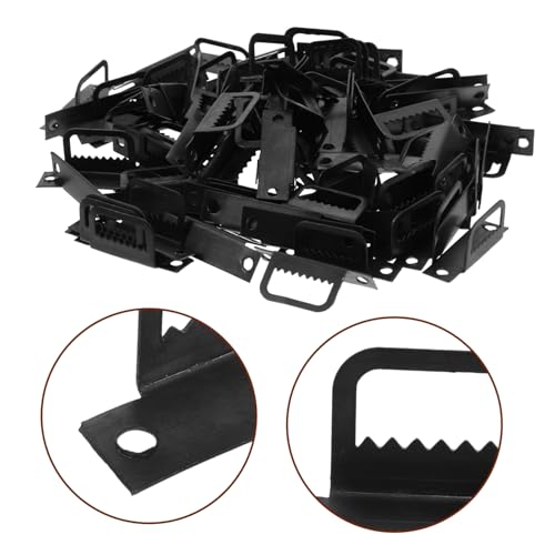 Image of 100pcs Picture Frame Hooks Shaped Metal Hangers for Easy Picture Hanging Hardware for Wall Decor Frame Hangers for Mirrors and Art Displays