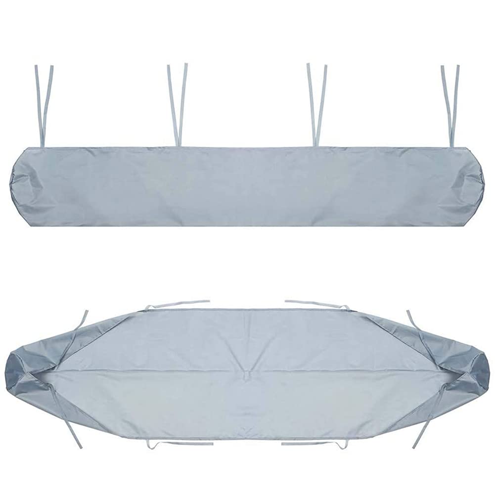 JQDZX Auvent de Jardin, Protection Sac de Rangement Contre Les UV -Anti-poussière- étanche Contre la Neige et la Pluie, pour Terrasse De Jardin Extérieur (4M,Gray)
