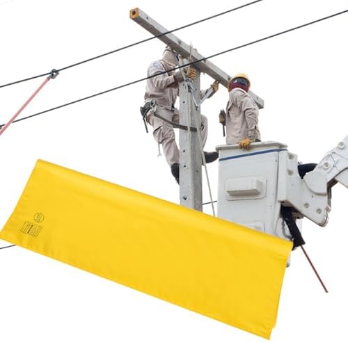 High Voltage Insulated Safety Mat - Anti-Electrocution Blanket for Electricians, Resin Protector for Power Equipment, Electrical Safety Gear