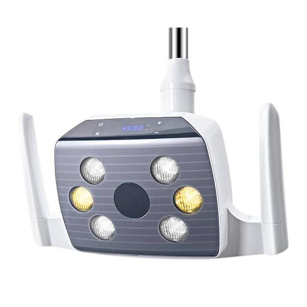 Galaxy Dental Chair Digital 6 Dual Colour Led Light | 3000K-4500K Adjustable, Infrared Sensor, 8000-45000Lux, Stepless Dimming, Digital Display | 8000-45000 Lux, Infrared Sensor, Stepless Dimming, Digital Display, Adjustable Colour Temp-image-35