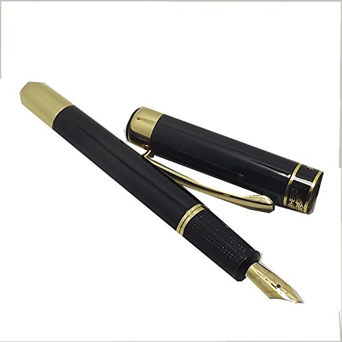 Hero 9018 Fountain Pen Fude Artist's Signature Nib Black