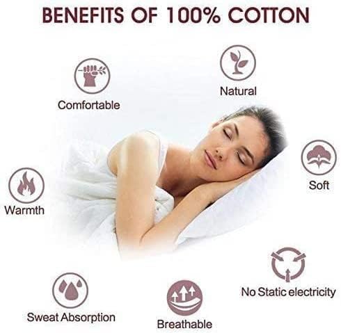 Miniatura 4 de Juego de 2 fundas de almohada chapadaspintuck, color blanco, lisas, decorativas, de 800 hilos, algodón egipcio de fibra larga, tamaño