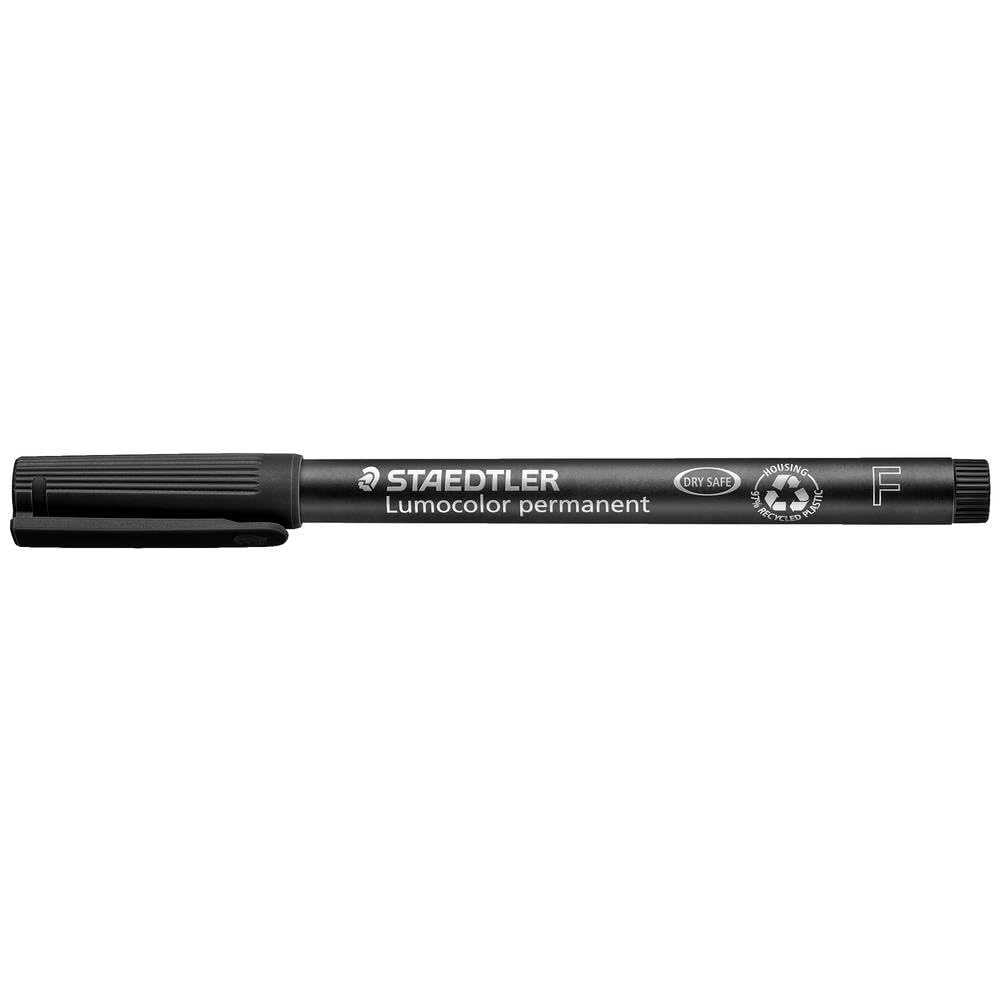 Staedtler Lumocolor Marker Pen Permanent Fine - Black / Single - Waterproof Marker Pen