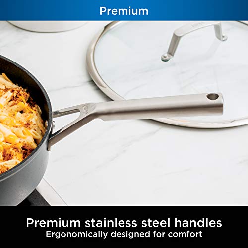 Ninja C30130 Foodi Neverstick Premium 3-Quart Sauté Pan With Glass Lid thumb #7