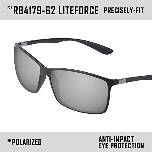 Image of Polarized Replacement Lenses for Ray-Ban Liteforce RB4179 62mm Sunglass