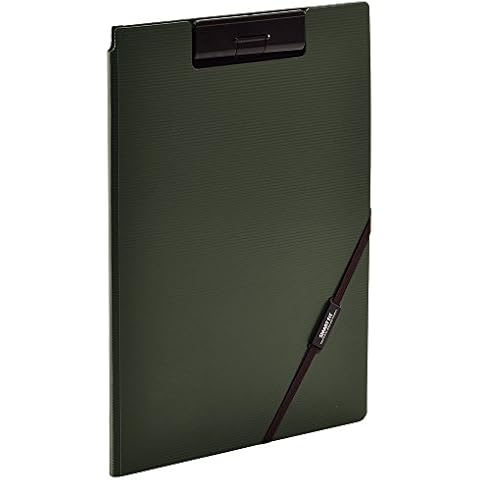 Lihit Lab F7560-22 Binder Clip File Multi-Function A4 Olive Cover
