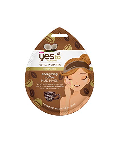 Yes To Coconut Ultra-Hydrating Energizing Coffee Mud Mask - Single Use | For Dry Skin | Coconut and  - //coolthings.us