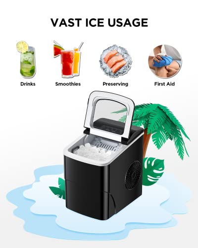 Máquina de Hielo de Mostrador Silonn Portátil miniatura 7
