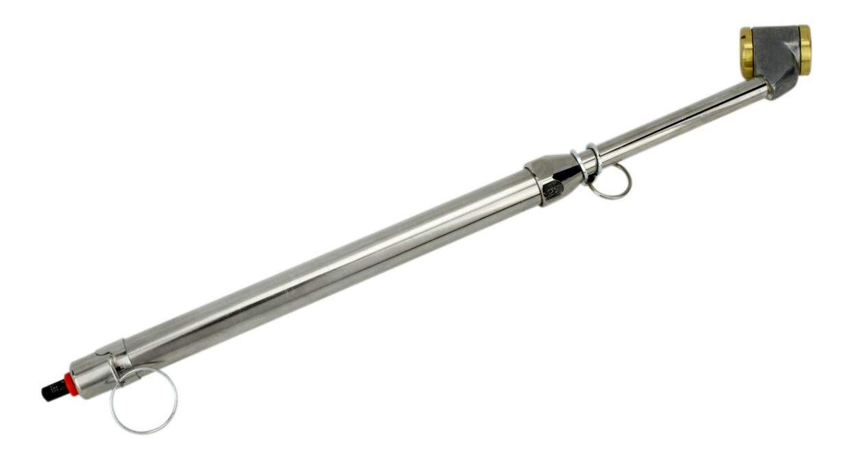 Milton982C Calibratable Tire Pressure Service Gauge, Large Bore Dual Chuck, 10-160 PSI