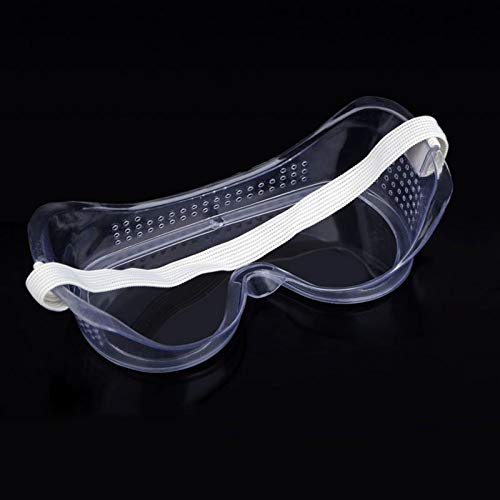 Occhiali Occhiali Protezione degli Occhi Occhiali di Sicurezza Anti-Fog Anti-Graffio Trasparente Chemical Splash Goggle Eyewear Lavorare All'aperto (5 Pacchetti)