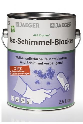 Kronen Iso-Schimmel-Blocker 428 2,5Ltr - weiße Isolierfarbe
