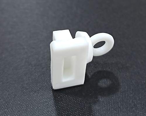 Image of FAPBADRI Heavy End Cap /Lock for C Channel /Curtain Track - Colour: White - Material: Plastic - 100 Pieces