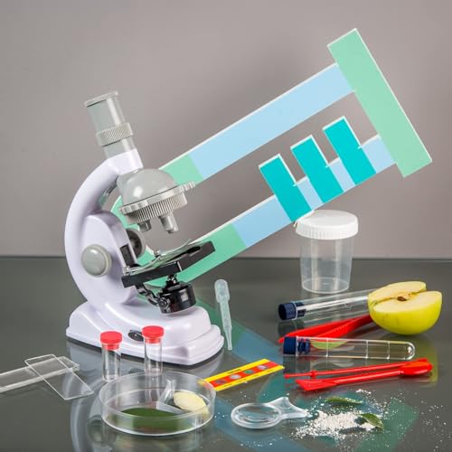 Clementoni Galileo Lab – Natur unter dem Mikroskop, Biologie-Labor für kleine Forscher, Mikrobiologie für Schulkinder, ideal als Geschenk, Spielzeug für Kinder ab 9 Jahren von Clementoni 69804