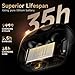 Studio-Quality Wireless Ear Buds with Deep Bass & Enhanced Audio Clarity, Bluetooth 5.4, 10-Year Lifespan Earbuds, ENC Noise Cancelling Calls, Secure Fit Memory Foam Tips, IPX6 Waterproof (Black)
