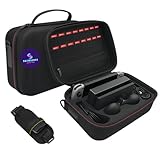 スイッチ/Switch/Switch有機EL対応 収納ケース｜ドック・Joy-Con・充電ケーブル・イヤホン・ゲームカード18枚対応｜柔らかい裏地＆オックスフォード生地採用｜防滴・防塵・耐衝撃構造｜大容量ストレージ＆マジックテープ付き｜旅行・通学・プレゼントに最適