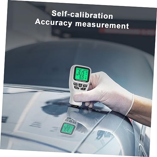 Medidor digital de espesor de recubrimiento para automóviles GANAZONO, con retroiluminación e indicador de batería, diseño compacto para mediciones precisas en superficies férricas y no férricas miniatura 7