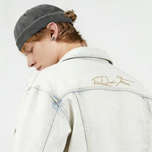 BharatBazaar Men's Grey Fisherman Beanie - Image 6