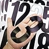 Amazon.com: 5 Inch Vinyl Number Stickers,88 Pieces Self-Adhesive Large ...
