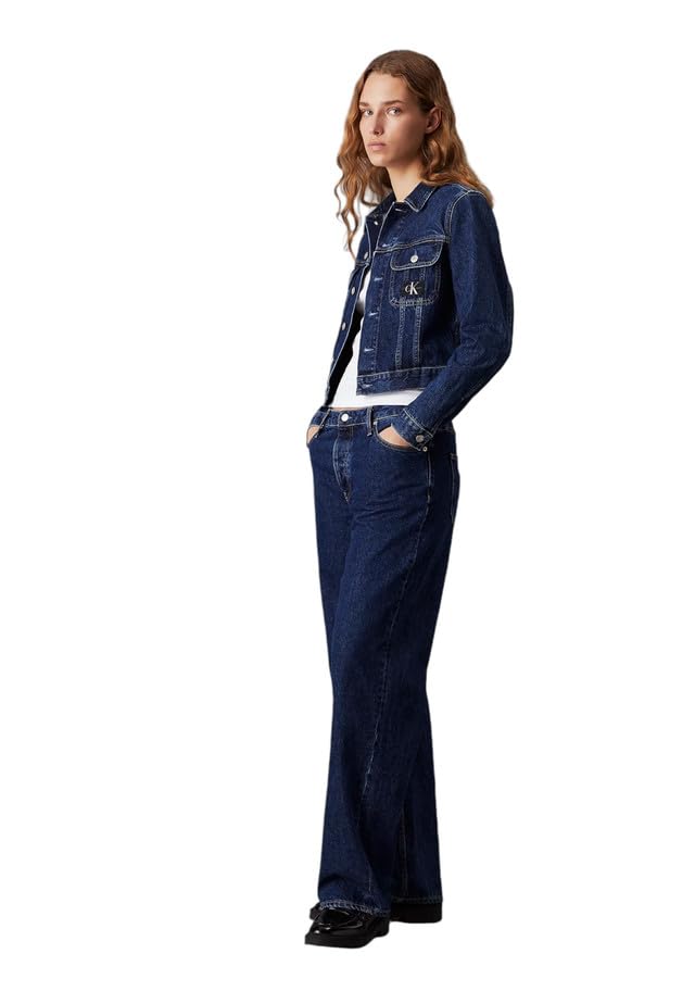 Calvin Klein Cropped 90's Denim Jacket J20j223670 Chaqueta de camionero Mujer