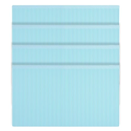 Alfombrillas protectoras de nevera reutilizables para evitar manchas de comida en los estantes 2