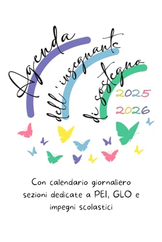 Agenda dell'insegnante di sostegno 2025 2026