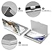 VstaDank Otter Business Card Holder Fashion Aluminum Alloy Flip Cover Credit Card Holder High End Professional Name Cards Case Exquisite Pocket Metal Cards Holder for Work