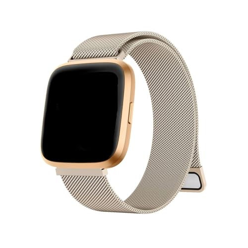 ^~mxgɓKFitbit Versa 1/Versa 2/Versa 3/Versa 4(Retro Gold,For Fitbit Sense)