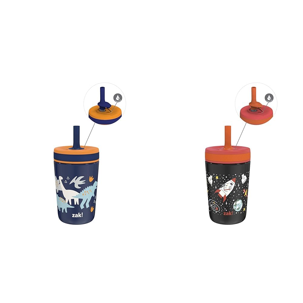 Amazon.com: Zak Designs 12oz Kids' Leak-Proof Stainless Steel