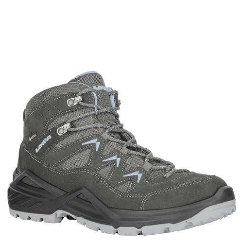 LOWA Stiefel mittel SIRKOS EVO GTX MID Ws anthrazit/eisblau 37.5