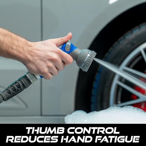 image for VIKING Hose Nozzle, Garden Hose Nozzle with 8 Spray Patterns, Adjustab