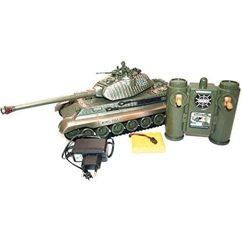 s-idee® Battle Panzer 99805 - Tanque teledirigido con sistema de combate por infrarrojos Cover