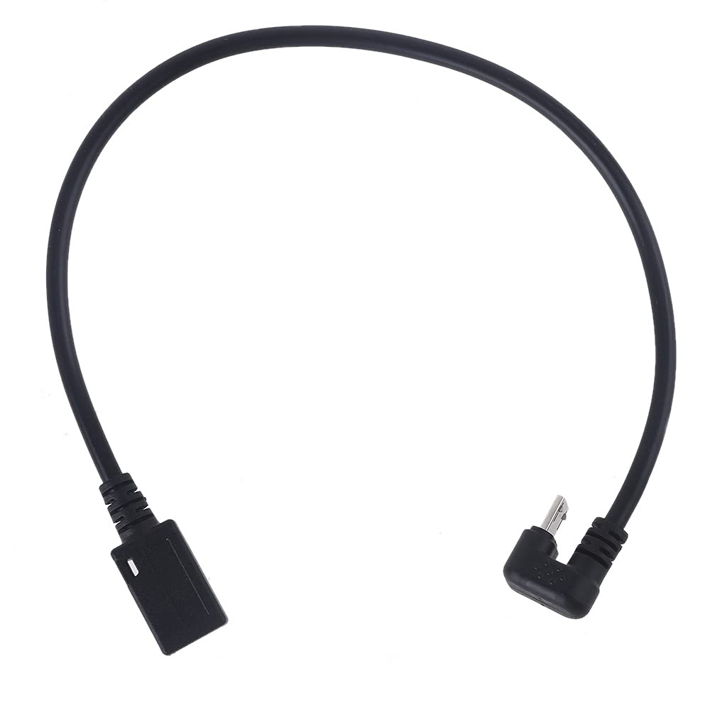 Fentency 30cm 180 Degree USB Male to Female Extension Cable for Smartphone Cellphone Tablet