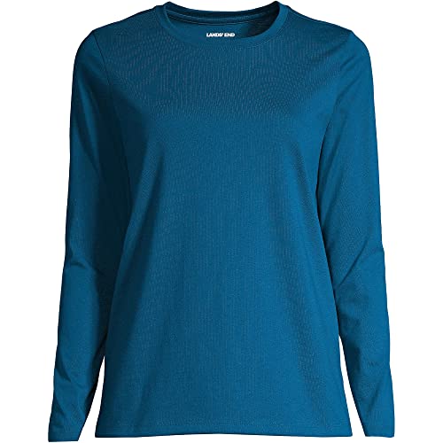 Lands' End Women's Supima Long Sleeve Crew Tee - image 6
