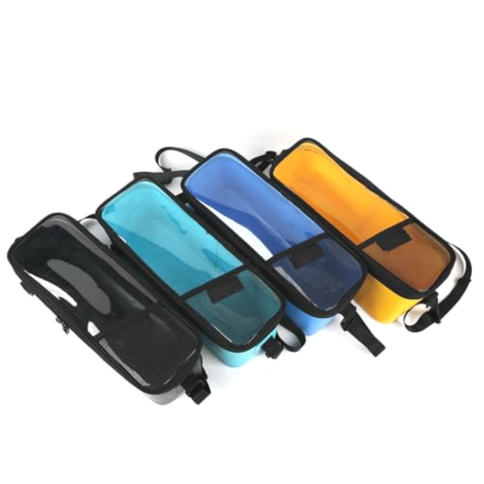 Transparent Top Fishing Tackle Storage Bag, Light Blue