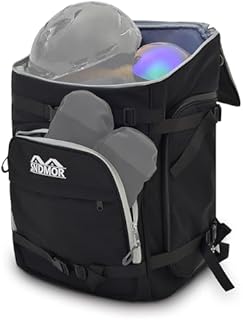 SNDMOR 64L Ski Backpacks Ski Bag, Large Ski Boot Bag, Snowboard Backpack Can Store Snowboard, Ski Boot, Helmet, etc.